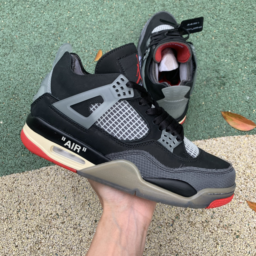 Nike x Off-White x Air Jordan 4 Bred
